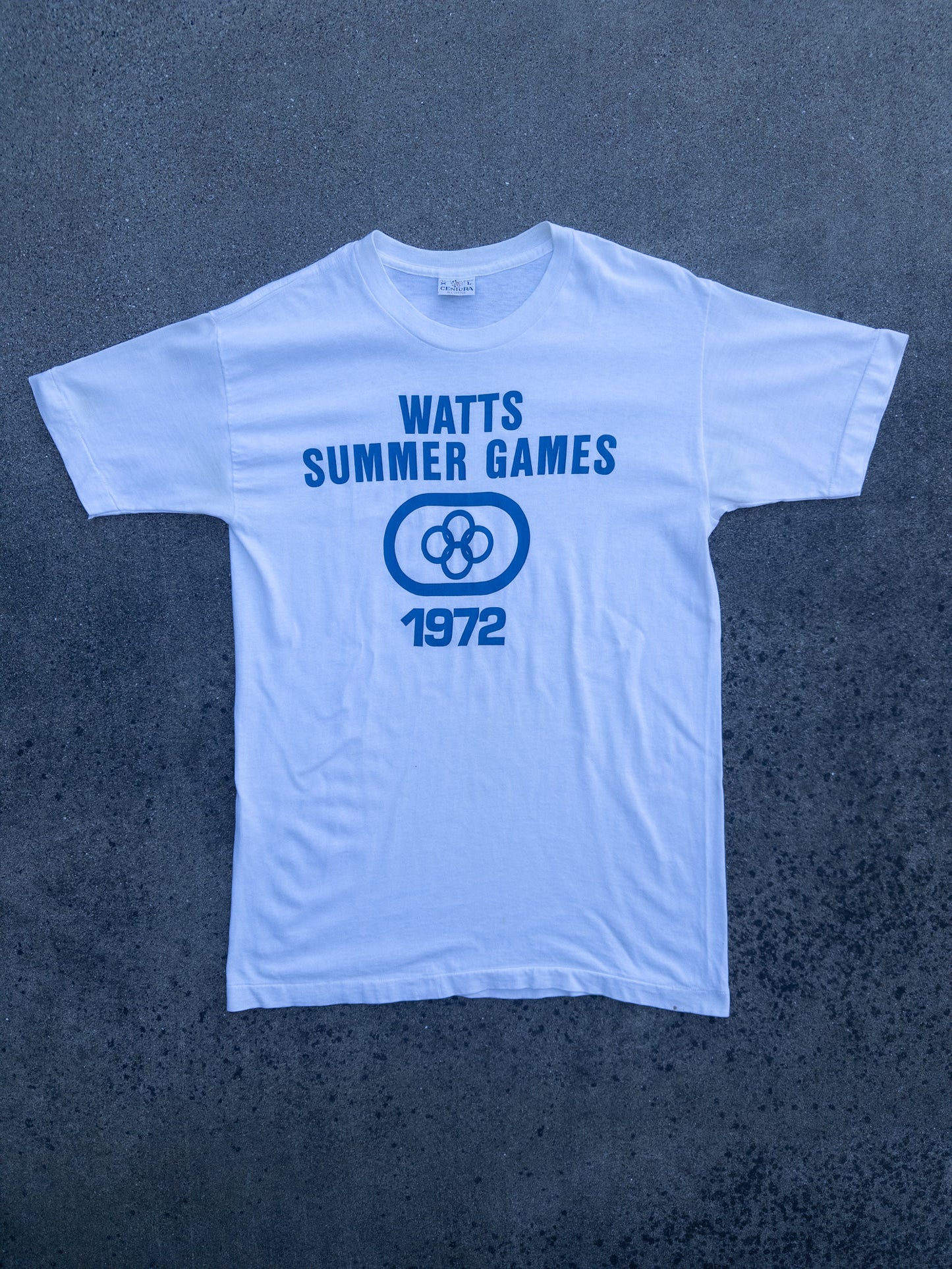 Vintage 1972 Watts Summer Games Olympics T-Shirt