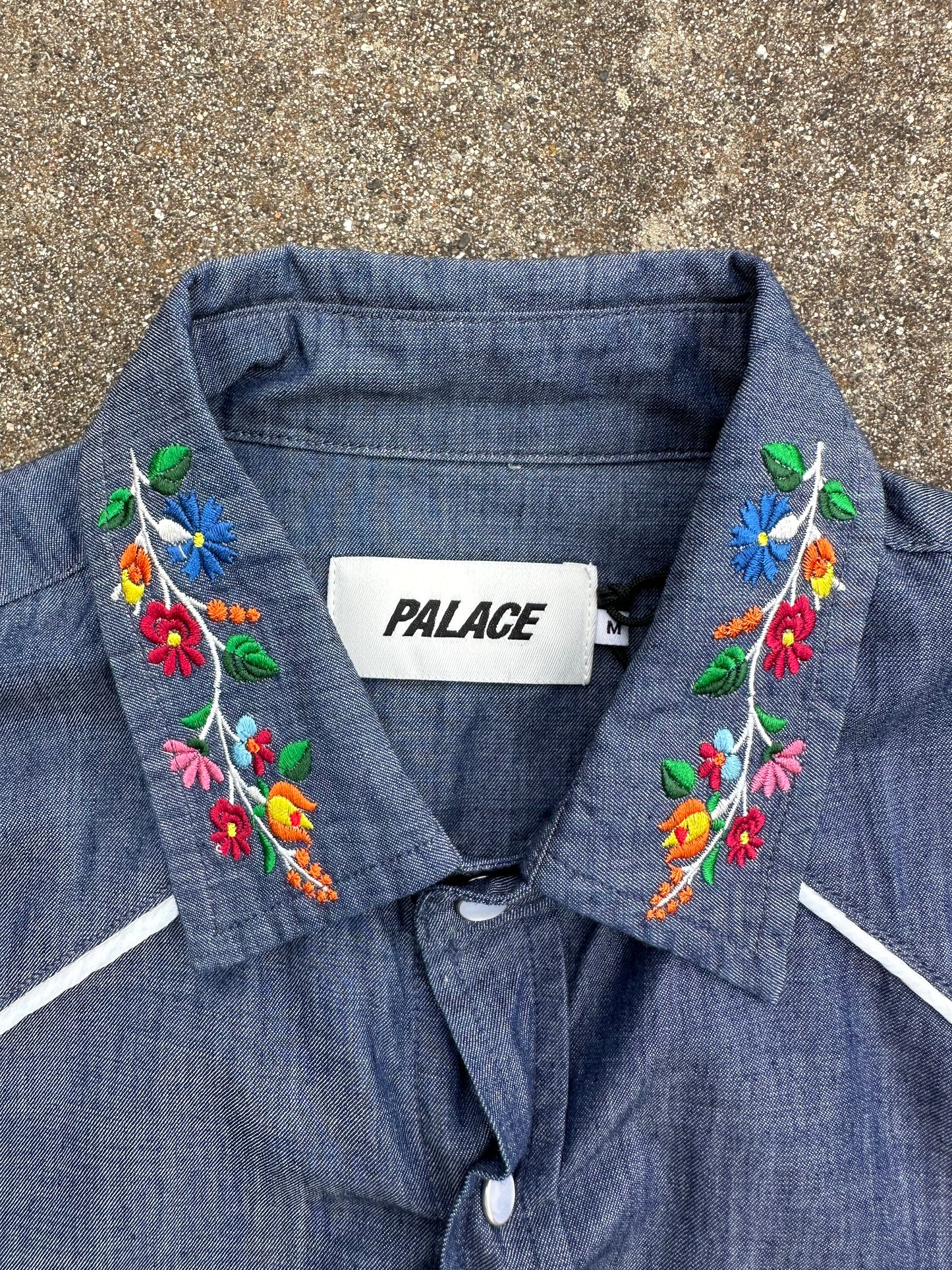 Palace Ye-Ha(M) Indigo Shirt SS20
