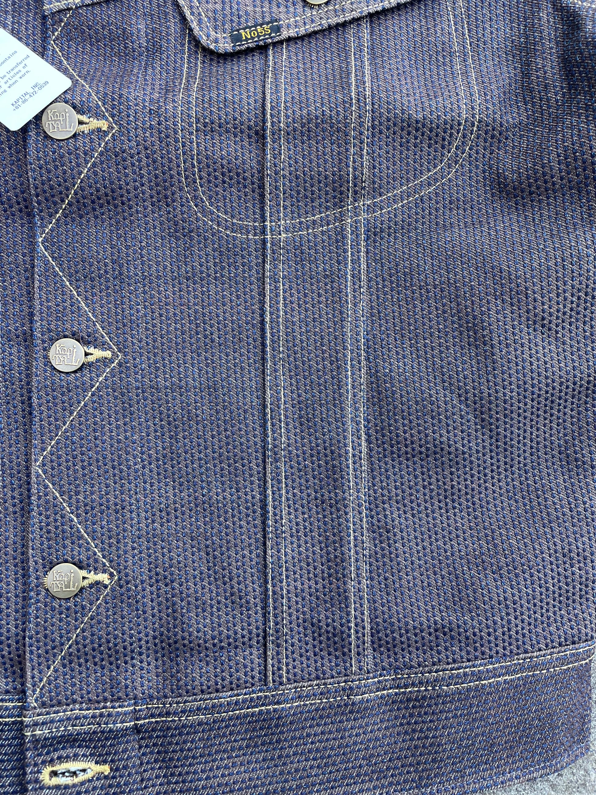 Close up shot of the texture of the jacket